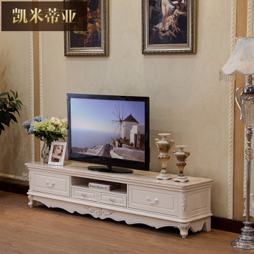 凯米蒂亚 欧式电视柜客厅成套家具大小户型大理石茶几组合家具